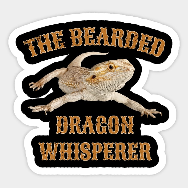 Bearded Dragon Whisperer Sticker by Dr_Squirrel